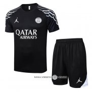 Chandal del Paris Saint-Germain 25-26 Manga Corta Negro - Pantalon Corto