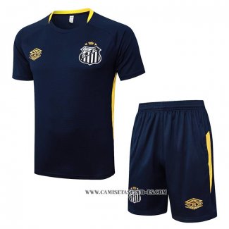 Chandal del Santos 25-26 Manga Corta Azul - Pantalon Corto
