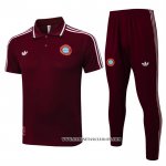 Conjunto Polo del Bayern Munich 25-26 Rojo