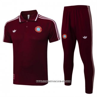 Conjunto Polo del Bayern Munich 25-26 Rojo