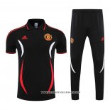 Conjunto Polo del Manchester United 22-23 Negro