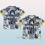 Tailandia Camiseta Brasil Jesus 25-26 Gris