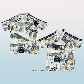 Tailandia Camiseta Real Madrid Special 25-26 Blanco Amarillo