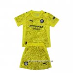 Camiseta Manchester City Portero Nino 25-26 Amarillo