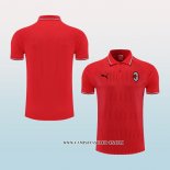 Camiseta Polo del AC Milan 22-23 Rojo
