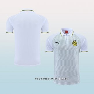 Camiseta Polo del Borussia Dortmund 22-23 Blanco y Verde