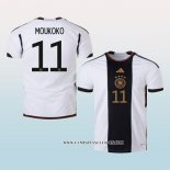 Camiseta Primera Alemania Jugador Moukoko 2022