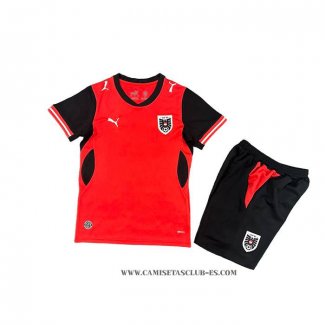 Camiseta Primera Austria Nino 2026