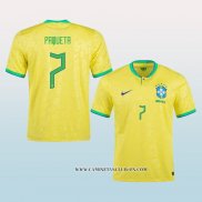 Camiseta Primera Brasil Jugador Paqueta 2022