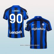 Camiseta Primera Inter Milan Jugador Lukaku 22-23