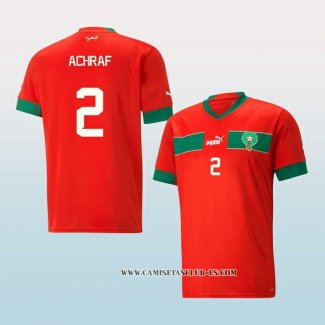 Camiseta Primera Marruecos Jugador Achraf 2022