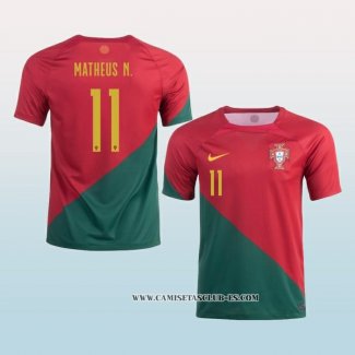 Camiseta Primera Portugal Jugador Matheus N. 2022