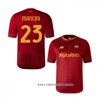 Camiseta Primera Roma Jugador Mancini 22-23