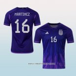 Camiseta Segunda Argentina Jugador Martinez 2022