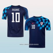 Camiseta Segunda Croacia Jugador Modric 2022