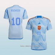 Camiseta Segunda Espana Jugador Asensio 2022