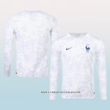 Camiseta Segunda Francia 2022 Manga Larga