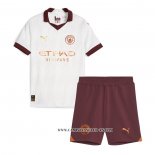 Camiseta Segunda Manchester City Nino 23-24