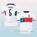 Camiseta Segunda Portugal Jugador N.Mendes 2022