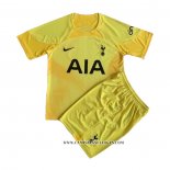 Camiseta Tottenham Hotspur Portero Nino 22-23 Amarillo