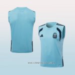 Camiseta de Entrenamiento Argentina 25-26 Sin Mangas Azul