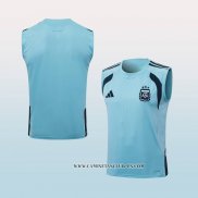 Camiseta de Entrenamiento Argentina 25-26 Sin Mangas Azul