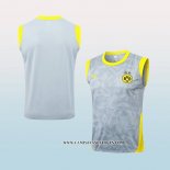 Camiseta de Entrenamiento Borussia Dortmund 25-26 Sin Mangas Gris
