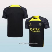 Camiseta de Entrenamiento Paris Saint-Germain Jordan 23-24 Negro