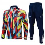 Chandal de Chaqueta del Arsenal 25-26 Rojo Azul Amarillo