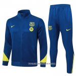 Chandal de Chaqueta del Barcelona 26-27 Amarillo Azul