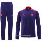 Chandal de Chaqueta del Bayern Munich 21-22 Purpura