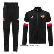 Chandal de Chaqueta del Manchester United 21-22 Negro