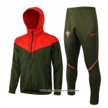 Chandal de Rompevientos del Portugal 21-22 Verde