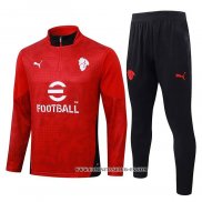 Chandal de Sudadera del AC Milan 25-26 Rojo