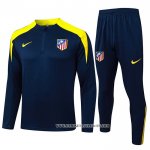 Chandal de Sudadera del Atletico Madrid Nino 25-26 Azul