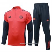 Chandal de Sudadera del Bayern Munich Nino 25-26 Naranja