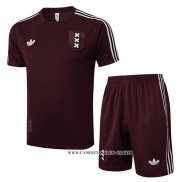 Chandal del Ajax 25-26 Manga Corta Rojo - Pantalon Corto
