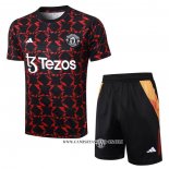 Chandal del Manchester United 24-25 Manga Corta Rojo - Pantalon Corto