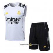 Chandal del Real Madrid 25-26 Sin Mangas Blanco