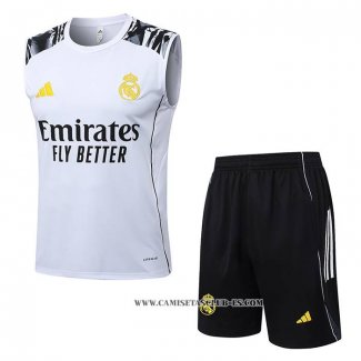 Chandal del Real Madrid 25-26 Sin Mangas Blanco