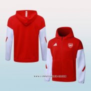 Chaqueta con Capucha del Arsenal 25-26 Rojo