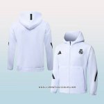 Chaqueta con Capucha del Real Madrid 25-26 Blanco