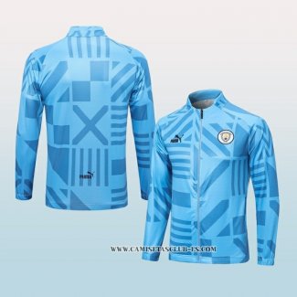 Chaqueta del Manchester City 22-23 Azul Claro