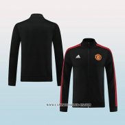 Chaqueta del Manchester United 23-24 Negro