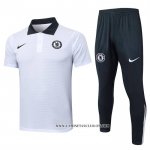Conjunto Polo del Chelsea 25-26 Blanco