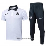 Conjunto Polo del Chelsea 25-26 Blanco