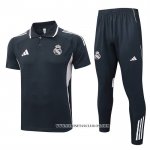 Conjunto Polo del Real Madrid 25-26 Gris Rosa