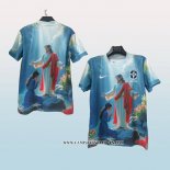 Tailandia Camiseta Brasil Jesus 25-26 Azul
