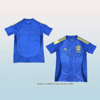 Tailandia Camiseta Brasil Jesus 25-26 Azul