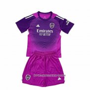 Camiseta Arsenal Portero Nino 25-26 Purpura